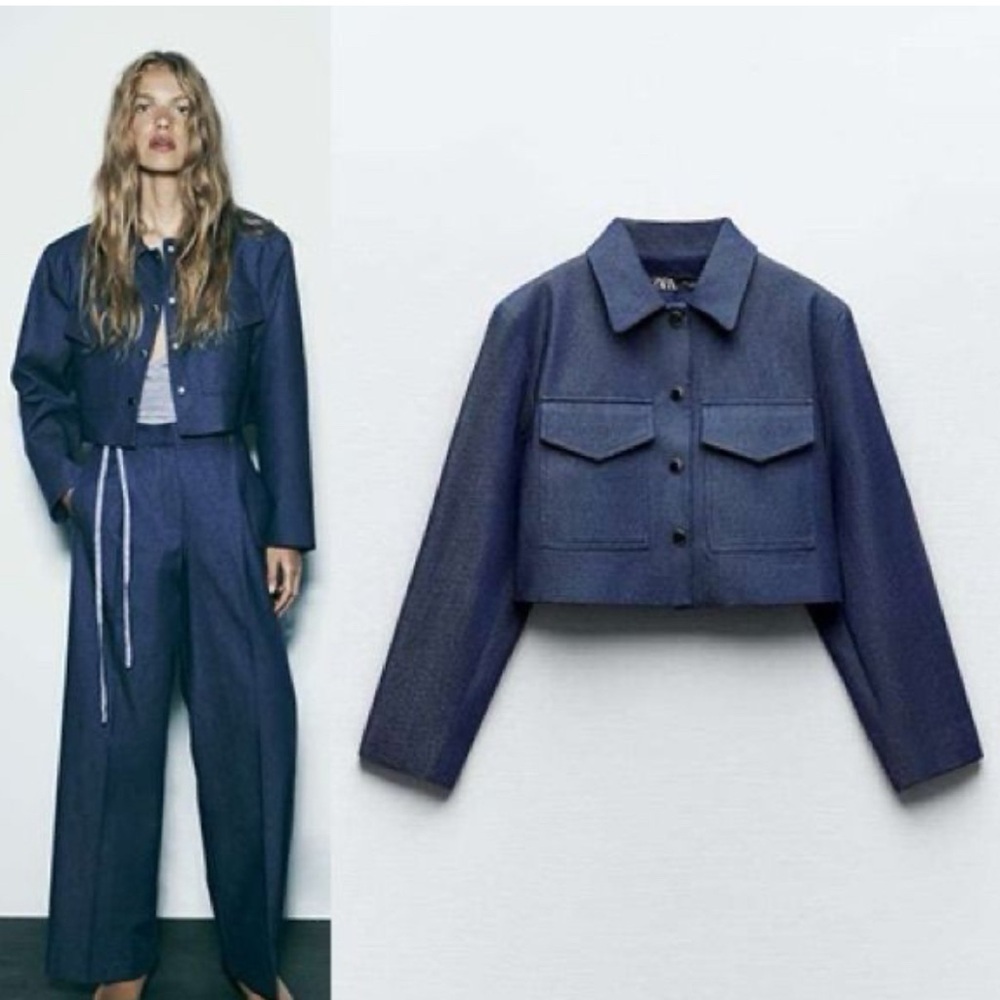 Zara Blue Jean Jacket